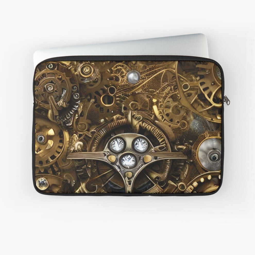Laptop Sleeve Steampunk Cogs And Gears Vi 10 12 13 15 17 Inch Case Notebook Tablet Carrying Bag Cover 7802738448382