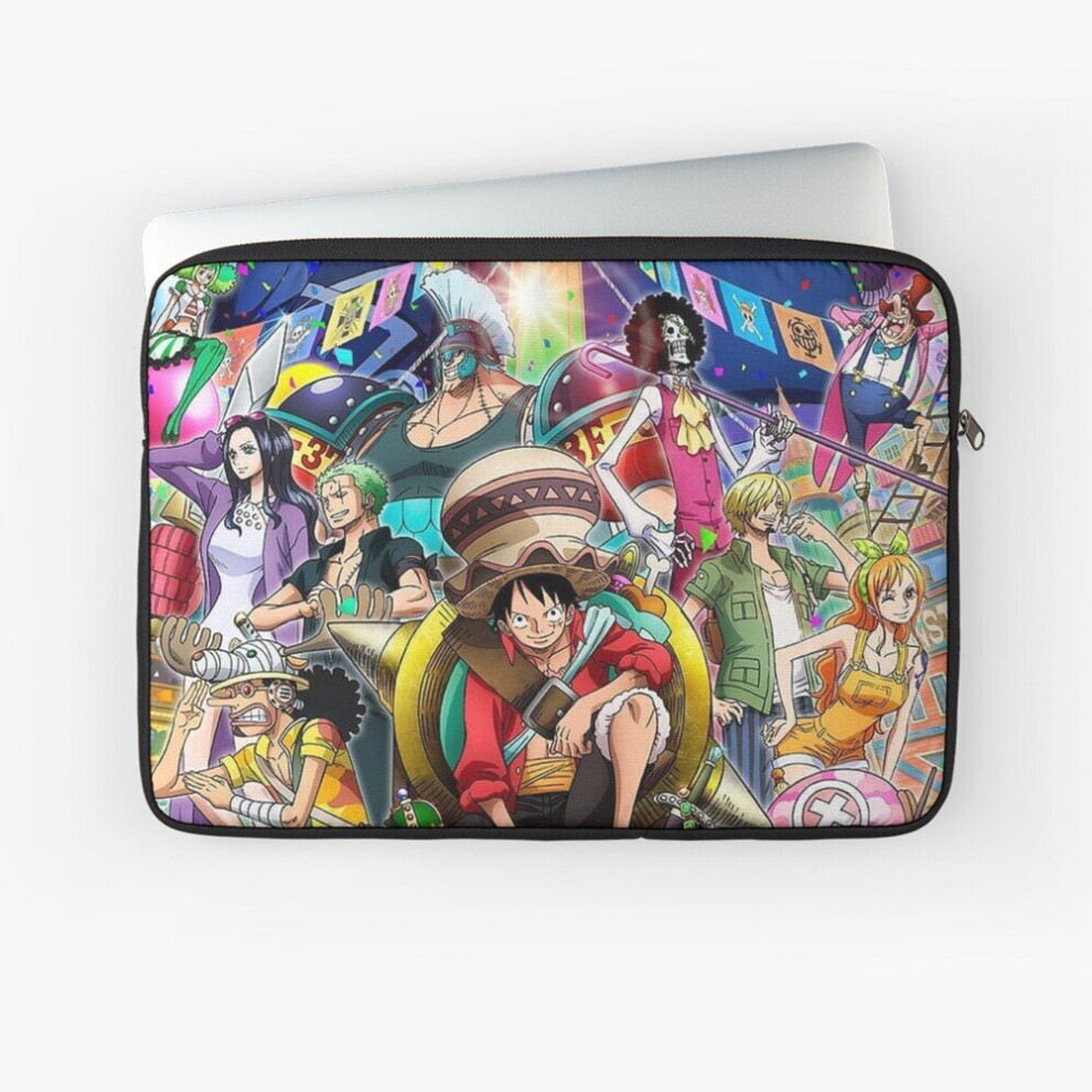 Laptop Sleeve One Pieceonepiece, one, piece, rufy, rubber, ruffy, luffy, lufy, going merry 10 12 13 15 17 Inch Case Notebook Tablet Carrying Bag Cover