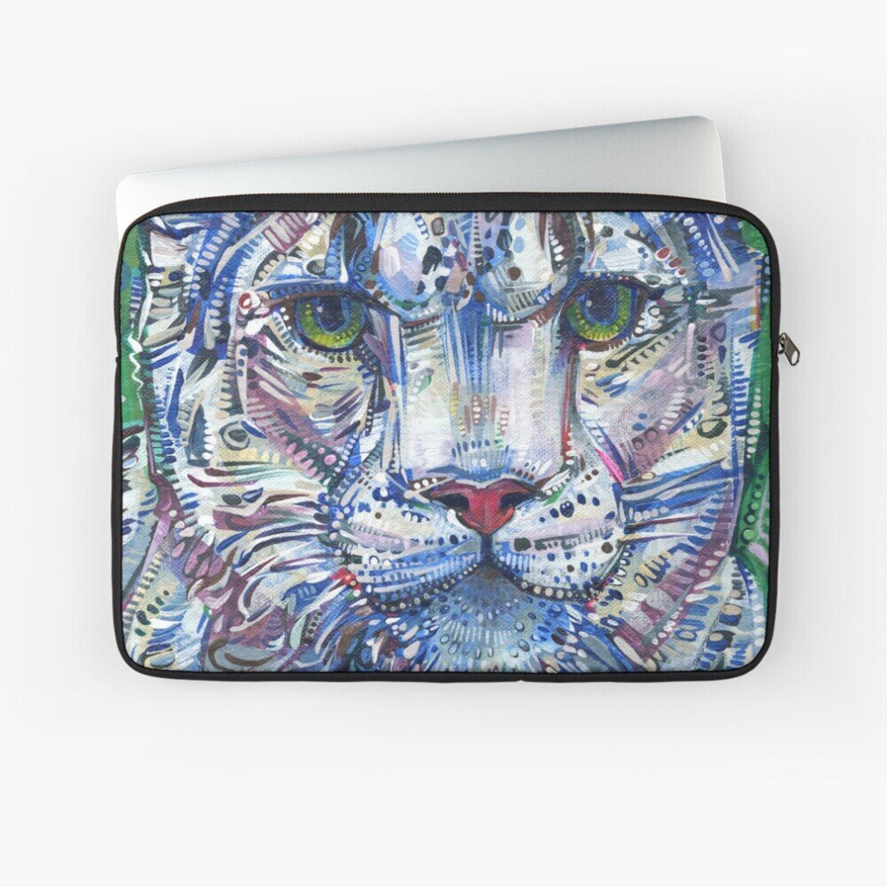 Laptop Sleeve Snow Leopard Painting - 2020 10 12 13 15 17 Inch Case Notebook Tablet Carrying Bag Cover 7802738510171