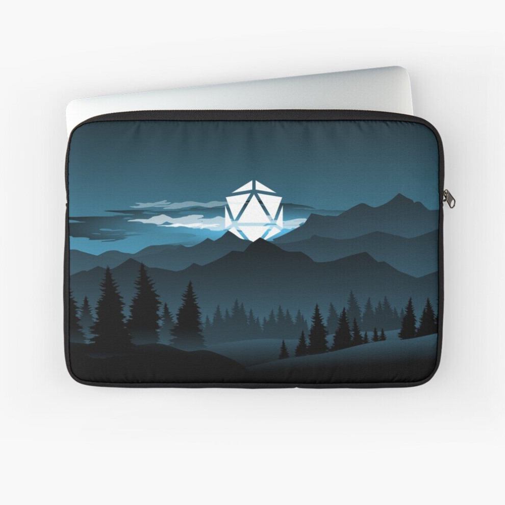 Laptop Sleeve Mountain Full Moon D20 Dice Tabletop Rpg Maps And Landscapes 10 12 13 15 17 Inch Case Notebook Tablet Carrying Bag Cover 7802738424218