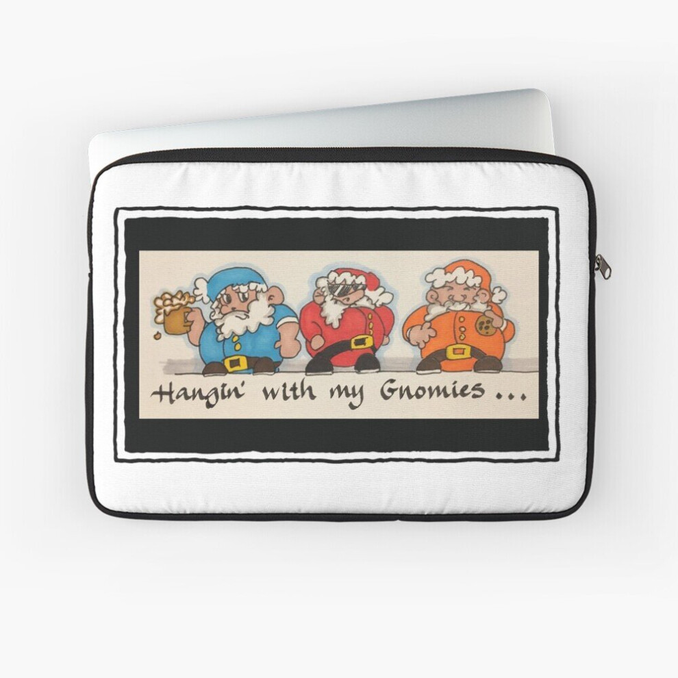 Laptop Sleeve Hangin' With My Gnomies Multicoloured 10 12 13 15 17 Inch Case Notebook Tablet Carrying Bag Cover 7802738510119