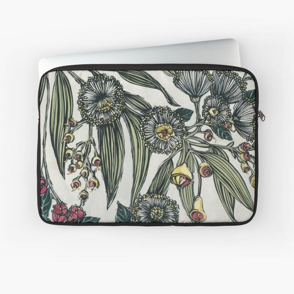 Laptop Sleeve Retro Australian Native Floral 2 10 12 13 15 17 Inch Case Notebook Tablet Carrying Bag Cover 7802738442434