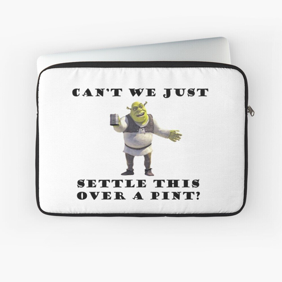 Laptop Sleeve Shrek- Can't We Just Settle This Over A Pint? 10 12 13 15 17 Inch Case Notebook Tablet Carrying Bag Cover 7802738466225