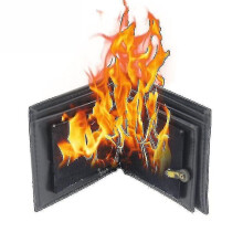 Magic Wallet Fire Wallet Stage Magic Props Toys Stage Magic Props New And Exotic Toys Board Games (hy)
