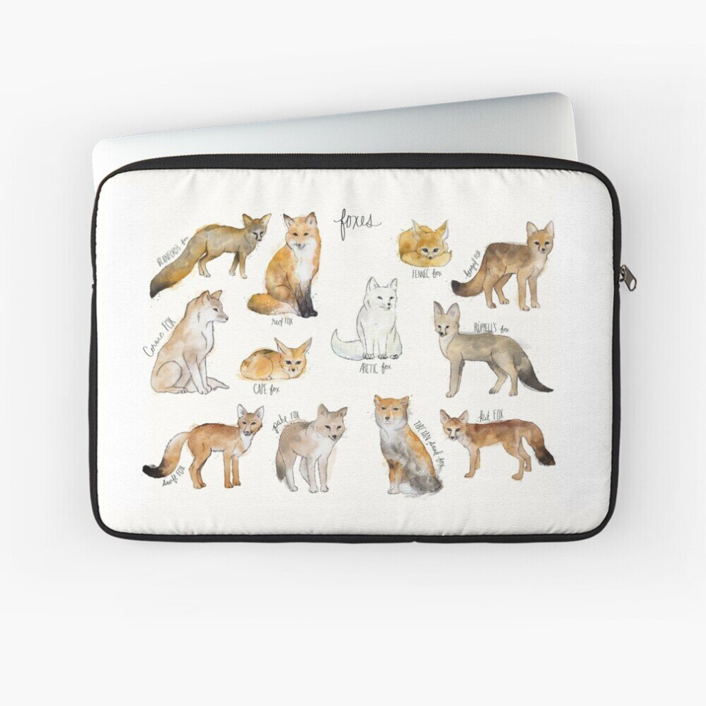 Laptop Sleeve Foxes 10 12 13 15 17 Inch Case Notebook Tablet Carrying Bag Cover