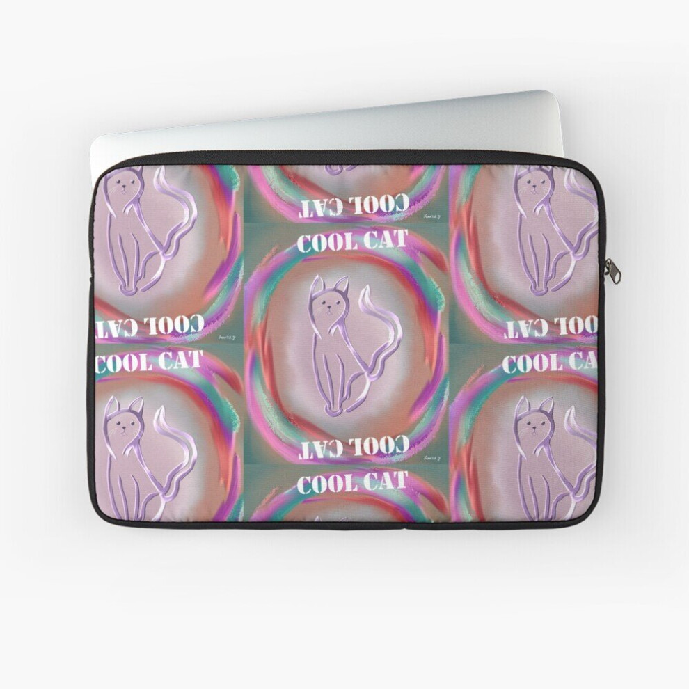 Laptop Sleeve Cool Cat 10 12 13 15 17 Inch Case Notebook Tablet Carrying Bag Cover 7802738438345
