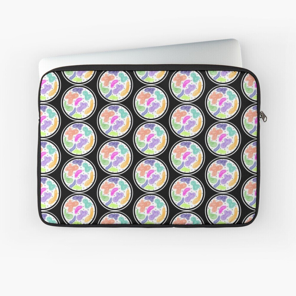 Laptop Sleeve Watercolor Petri Dish - Abstract 10 12 13 15 17 Inch Case Notebook Tablet Carrying Bag Cover 7802738477467