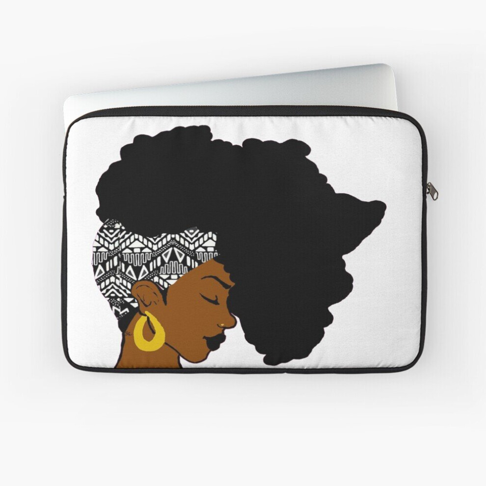 Laptop Sleeve Fro African B&W 10 12 13 15 17 Inch Case Notebook Tablet Carrying Bag Cover 7802738435160