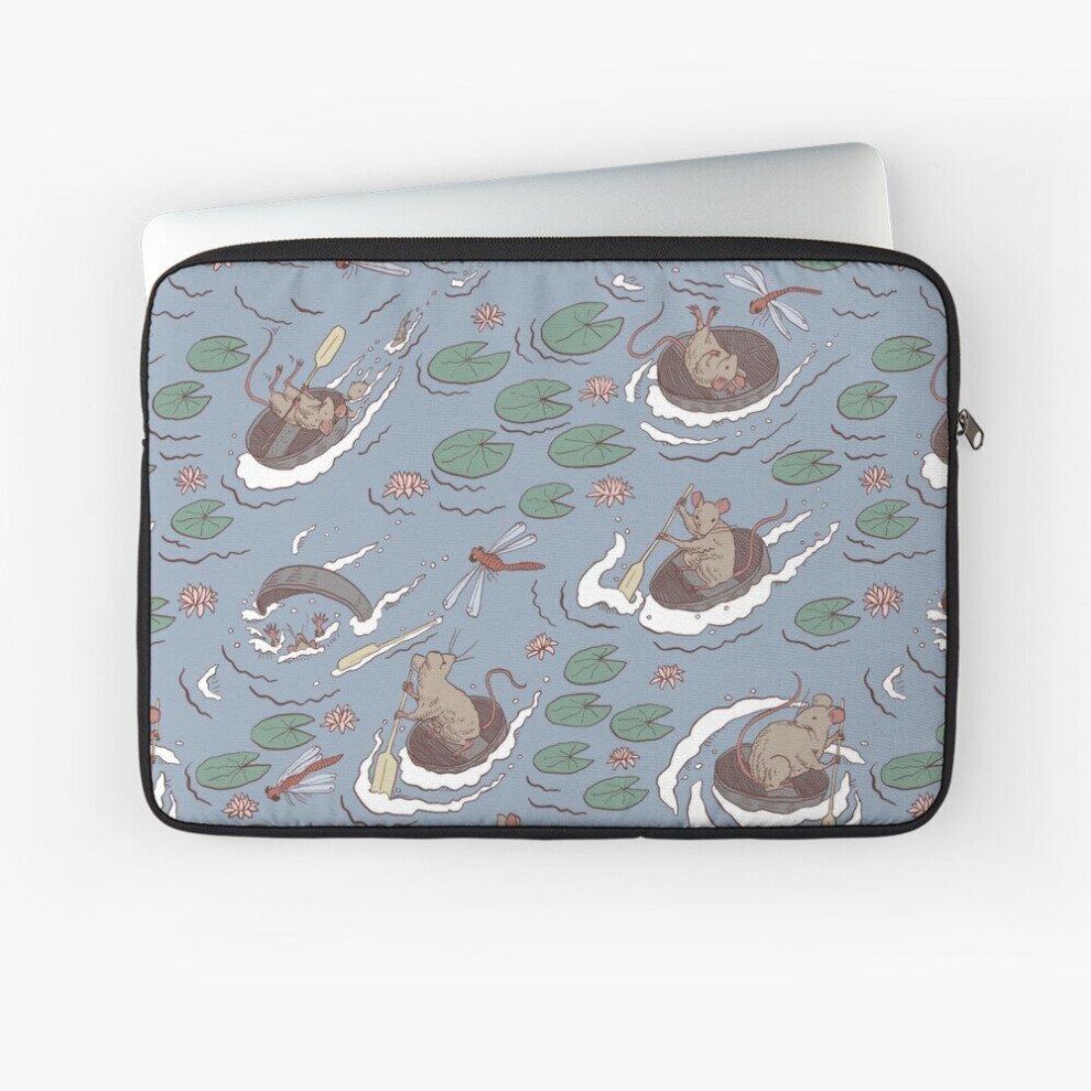 Laptop Sleeve Coracle Race - Mice In Lilies 10 12 13 15 17 Inch Case Notebook Tablet Carrying Bag Cover 7802738455984