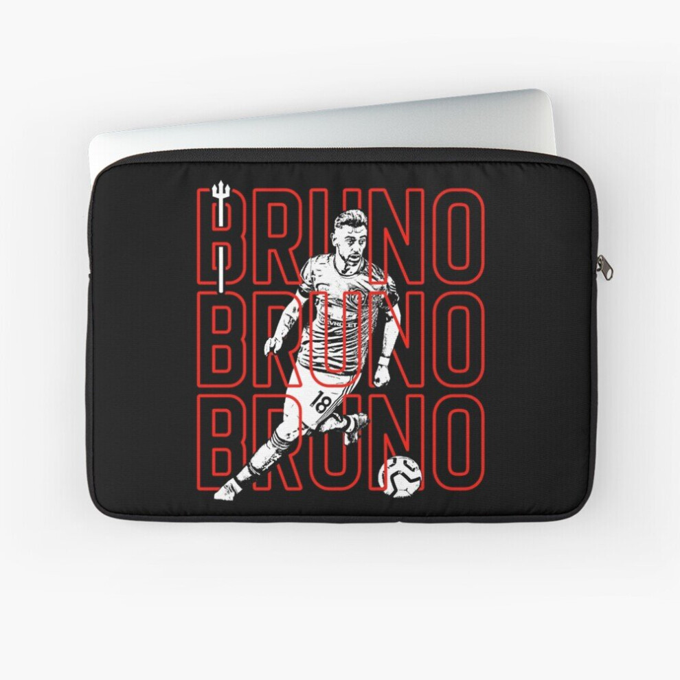 Laptop Sleeve Bruno Fernandes - Manchester United 10 12 13 15 17 Inch Case Notebook Tablet Carrying Bag Cover 7802738514766