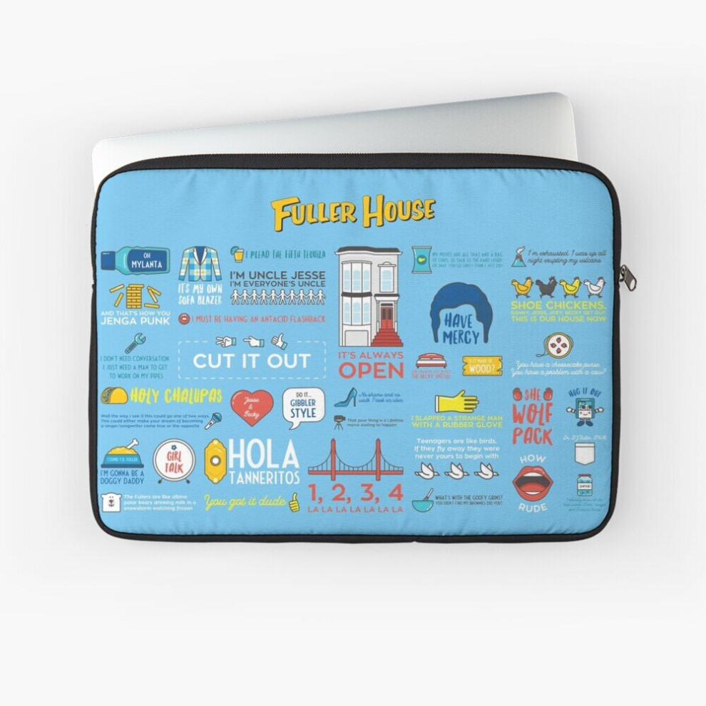 Laptop Sleeve Fuller House Quotes 10 12 13 15 17 Inch Case Notebook Tablet Carrying Bag Cover 7802738432251