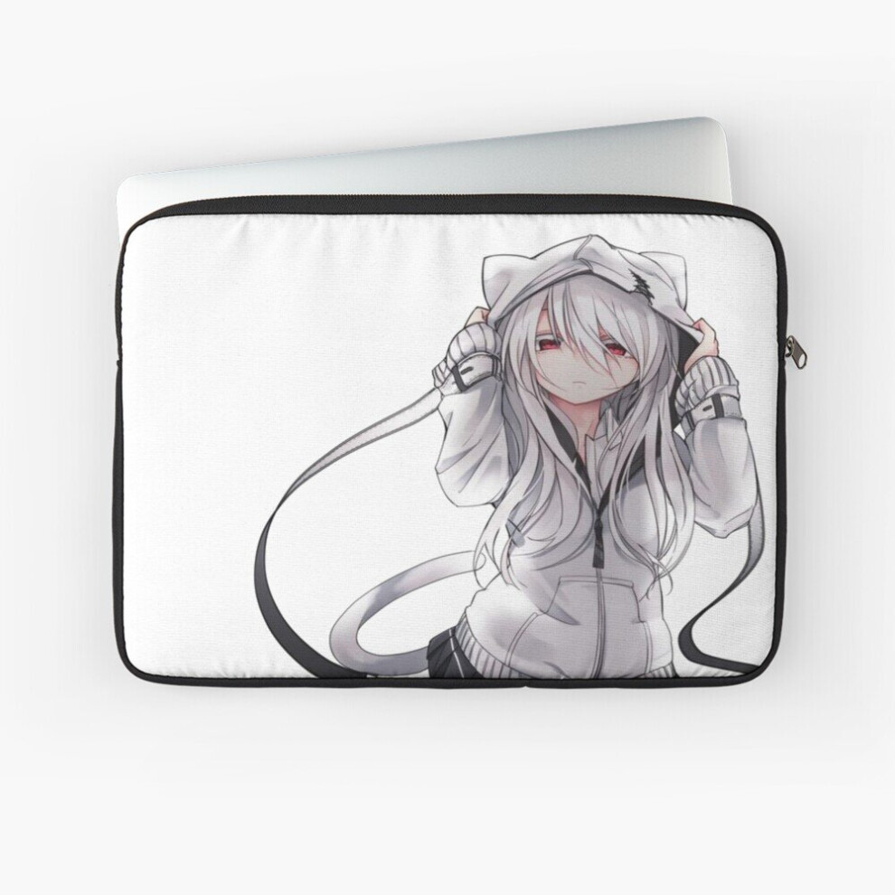 Laptop Sleeve Neko Girl Cute 10 12 13 15 17 Inch Case Notebook Tablet Carrying Bag Cover 7802738517392