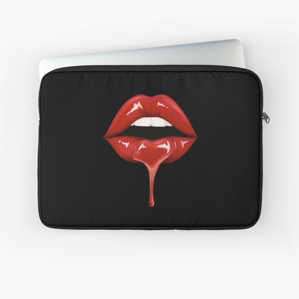 Laptop Sleeve Lips Drop 10 12 13 15 17 Inch Case Notebook Tablet Carrying Bag Cover Red 7802738489224