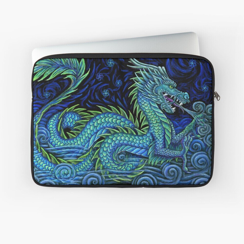 Laptop Sleeve Chinese Azure Dragon 10 12 13 15 17 Inch Case Notebook Tablet Carrying Bag Cover 7802738442908