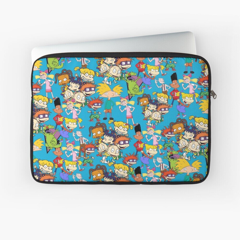 Laptop Sleeve Nickelodeon Rugrats And Hey Arnold 10 12 13 15 17 Inch Case Notebook Tablet Carrying Bag Cover 7802738511093