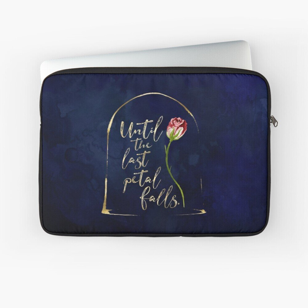 Laptop Sleeve Until The Last Petal Falls. Beauty And The Beast. 10 12 13 15 17 Inch Case Notebook Tablet Carrying Bag Cover 7802738440065
