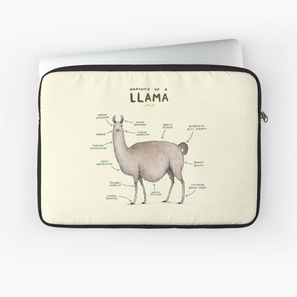 Laptop Sleeve Anatomy Of A Llama 10 12 13 15 17 Inch Case Notebook Tablet Carrying Bag Cover 7802738447781