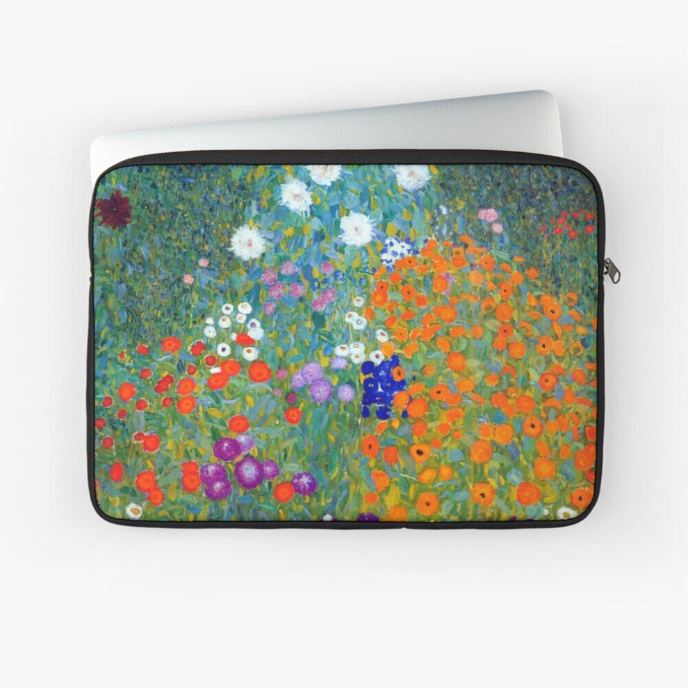 Laptop Sleeve Gustav Klimt Flower Garden 10 12 13 15 17 Inch Case Notebook Tablet Carrying Bag Cover 7802738414295