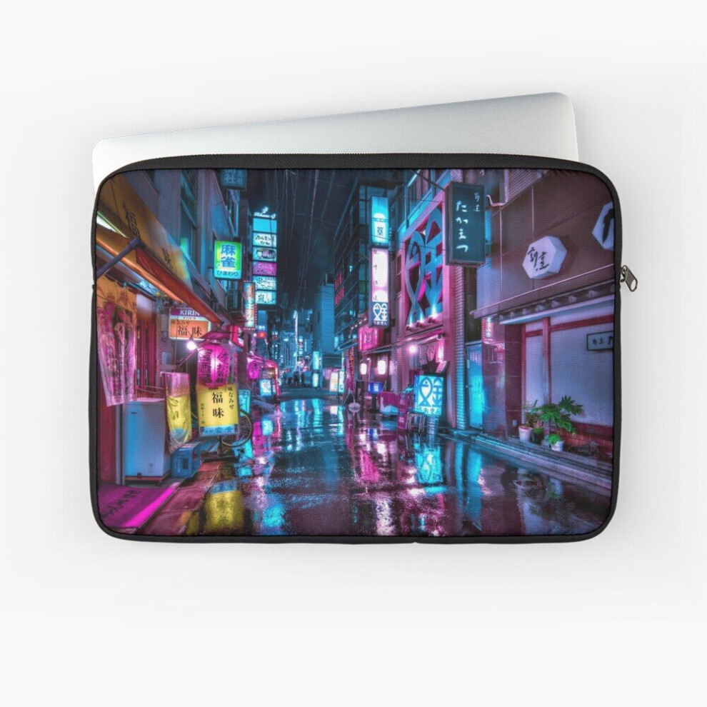 Laptop Sleeve Tokyo At Night - Shimbashi 10 12 13 15 17 Inch Case Notebook Tablet Carrying Bag Cover 7802738417074