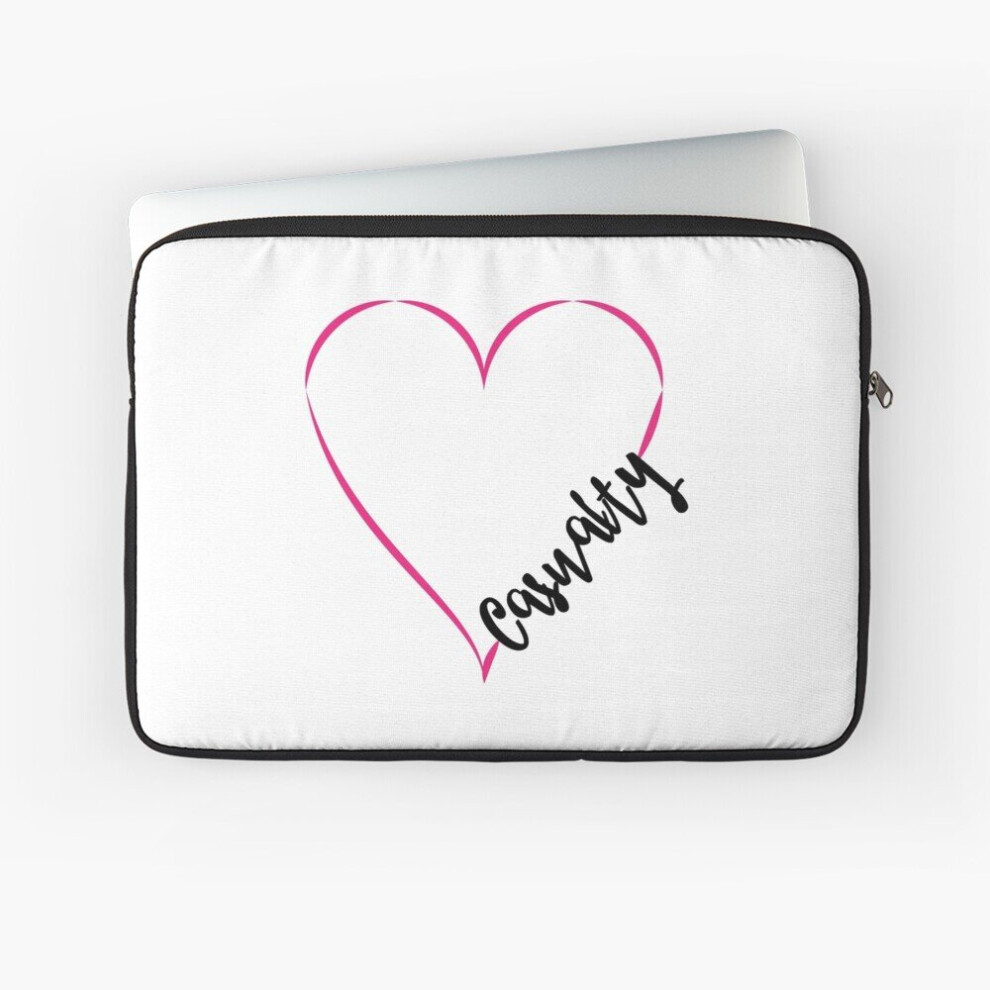 Photos - Travel Bags Laptop Sleeve Casualty Heart [2] 10 12 13 15 17 Inch Case Notebook Tablet Carrying Bag Cover