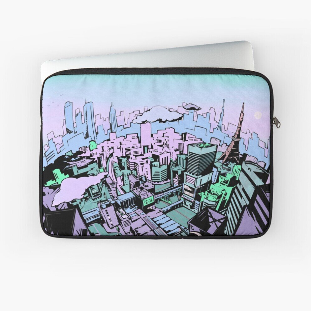 Laptop Sleeve Persona 5 Pastel Neon Tokyo Loading Screen 10 12 13 15 17 Inch Case Notebook Tablet Carrying Bag Cover 7802738499575
