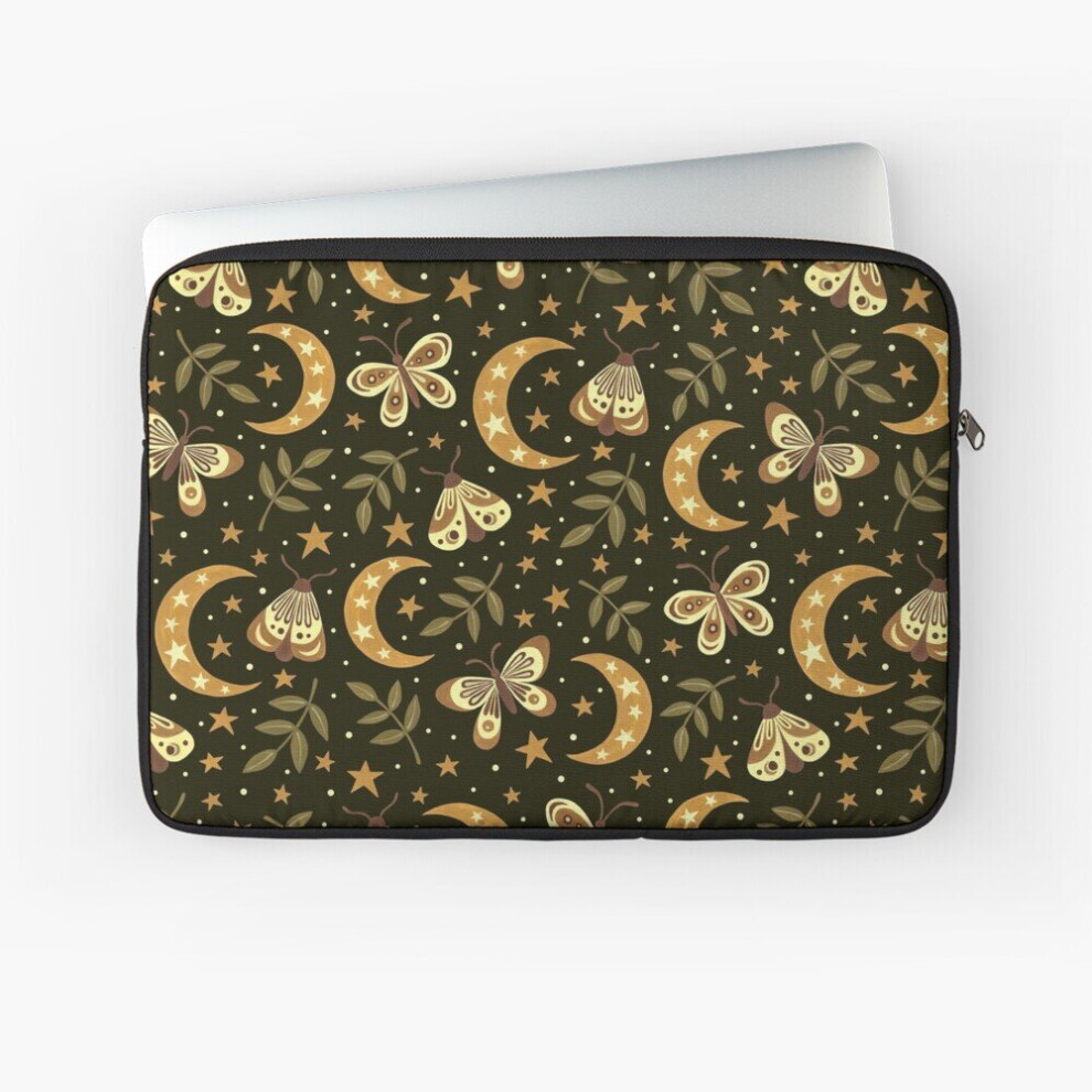 Laptop Sleeve Moons And Moths 10 12 13 15 17 Inch Case Notebook Tablet Carrying Bag Cover 7802738432565