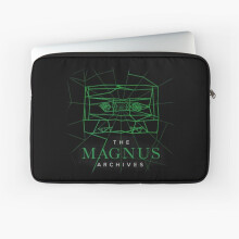 Laptop Sleeve [Transparent] The Magnus Archives Logo (Season 5)  10 12 13 15 17 Inch Case Notebook Tablet Carrying Bag Cover