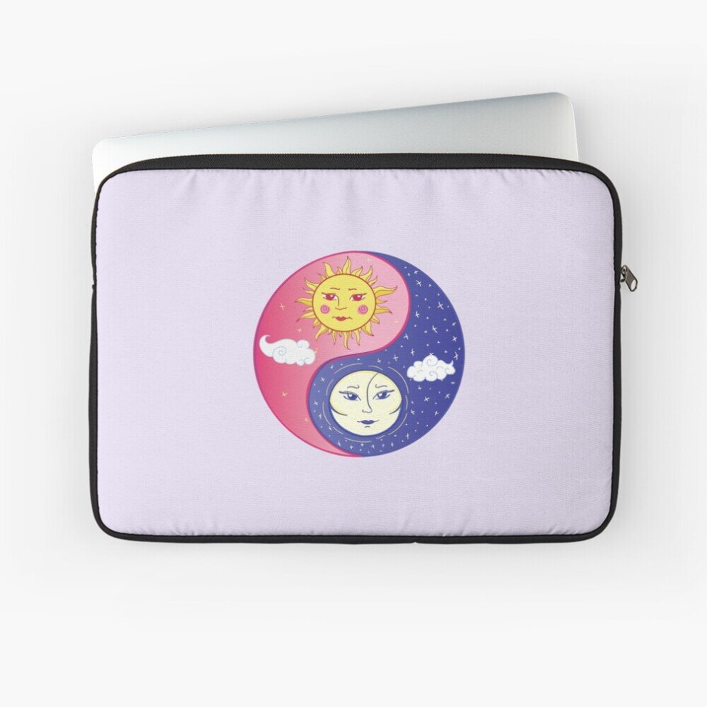 Laptop Sleeve When The Sun Fell In Love With The Moon 10 12 13 15 17 Inch Case Notebook Tablet Carrying Bag Cover 7802738493757