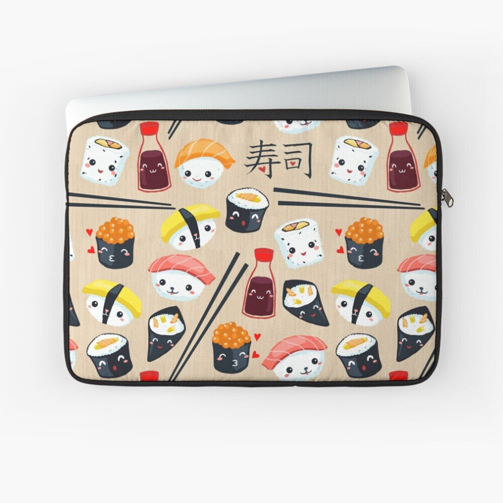 Laptop Sleeve Kawaii Sushi 10 12 13 15 17 Inch Case Notebook Tablet Carrying Bag Cover 7802738439946