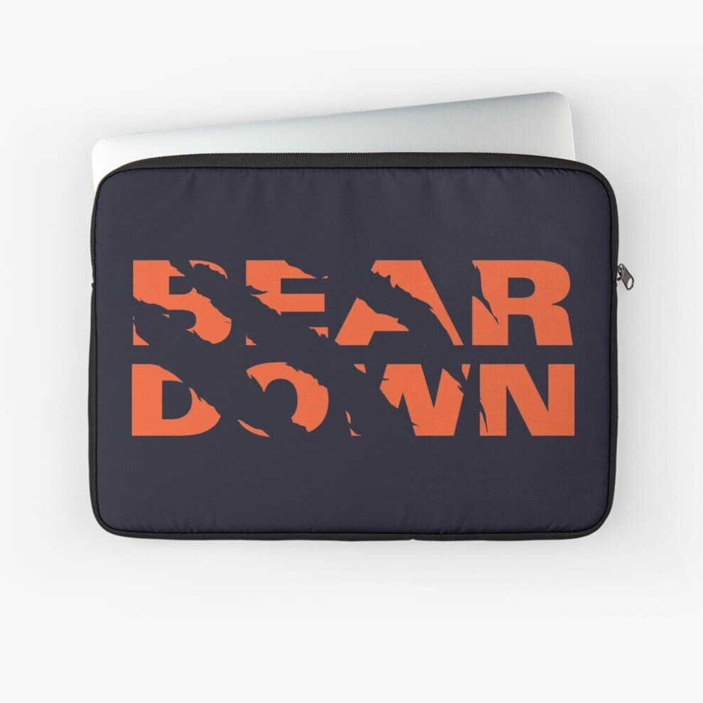 Laptop Sleeve Chicago Bears - Bear Down - Claw Tear 10 12 13 15 17 Inch Case Notebook Tablet Carrying Bag Cover 7802738439472