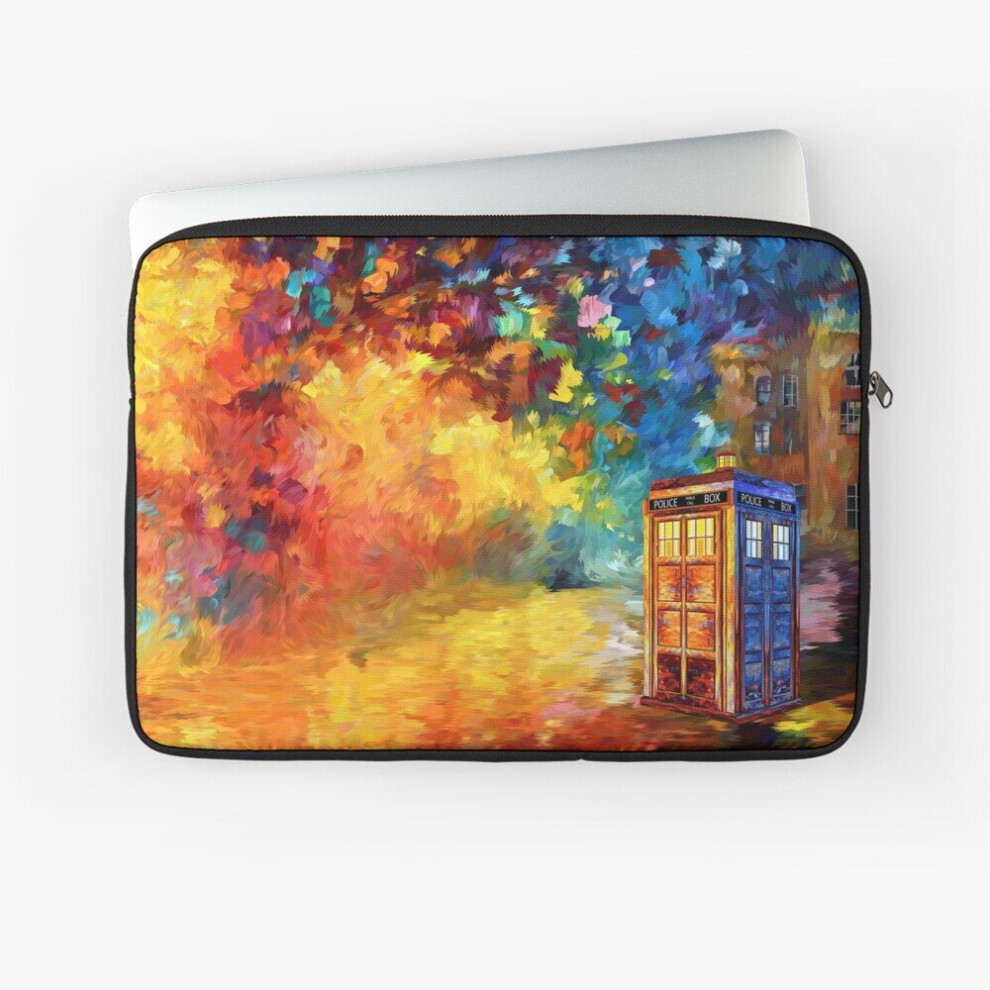 Laptop Sleeve British Police Public Call Box Rainbow Abstraction 10 12 13 15 17 Inch Case Notebook Tablet Carrying Bag Cover 7802738426748