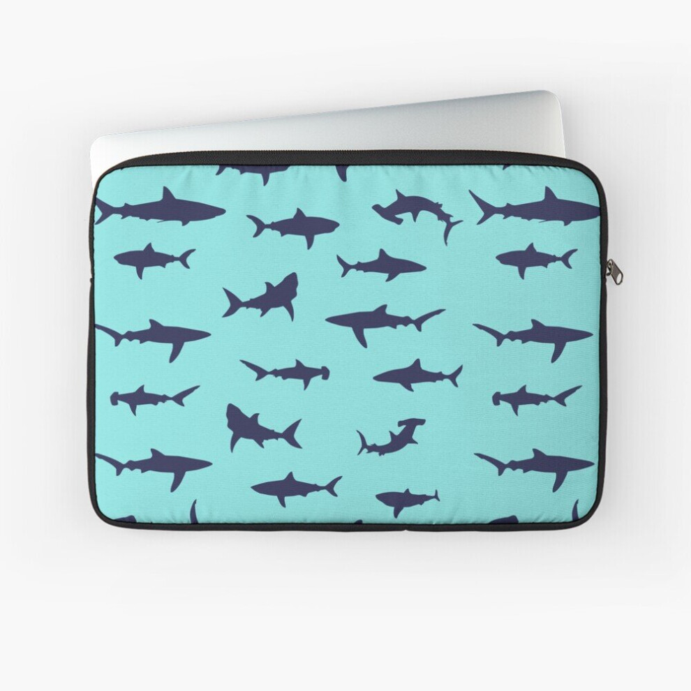 Laptop Sleeve Shark Silhouette Pattern 10 12 13 15 17 Inch Case Notebook Tablet Carrying Bag Cover 7802738507294