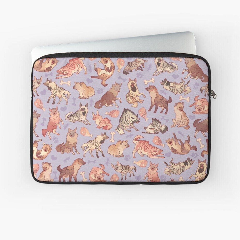Laptop Sleeve Hyenas In 10 12 13 15 17 Inch Case Notebook Tablet Carrying Bag Cover Lavender 7802738513172
