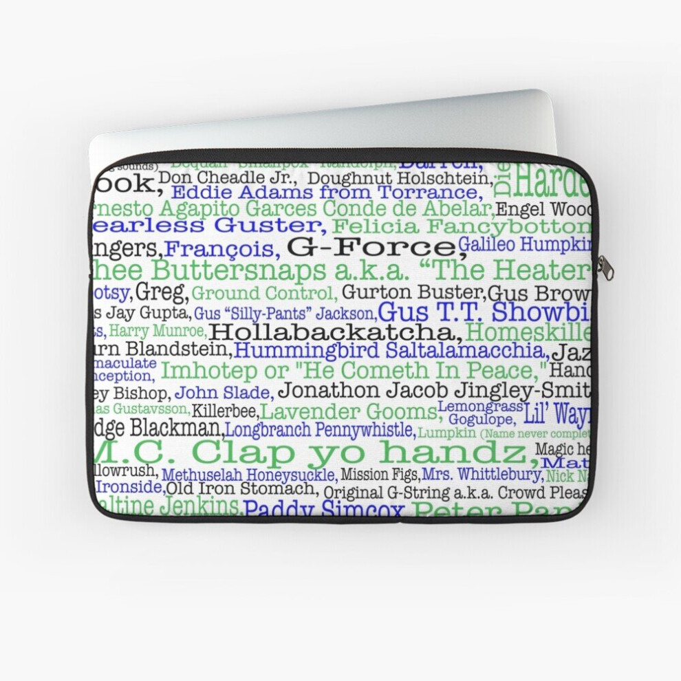 Laptop Sleeve Psych Tv Show Poster, Nicknames, Burton Guster 10 12 13 15 17 Inch Case Notebook Tablet Carrying Bag Cover 7802738425093