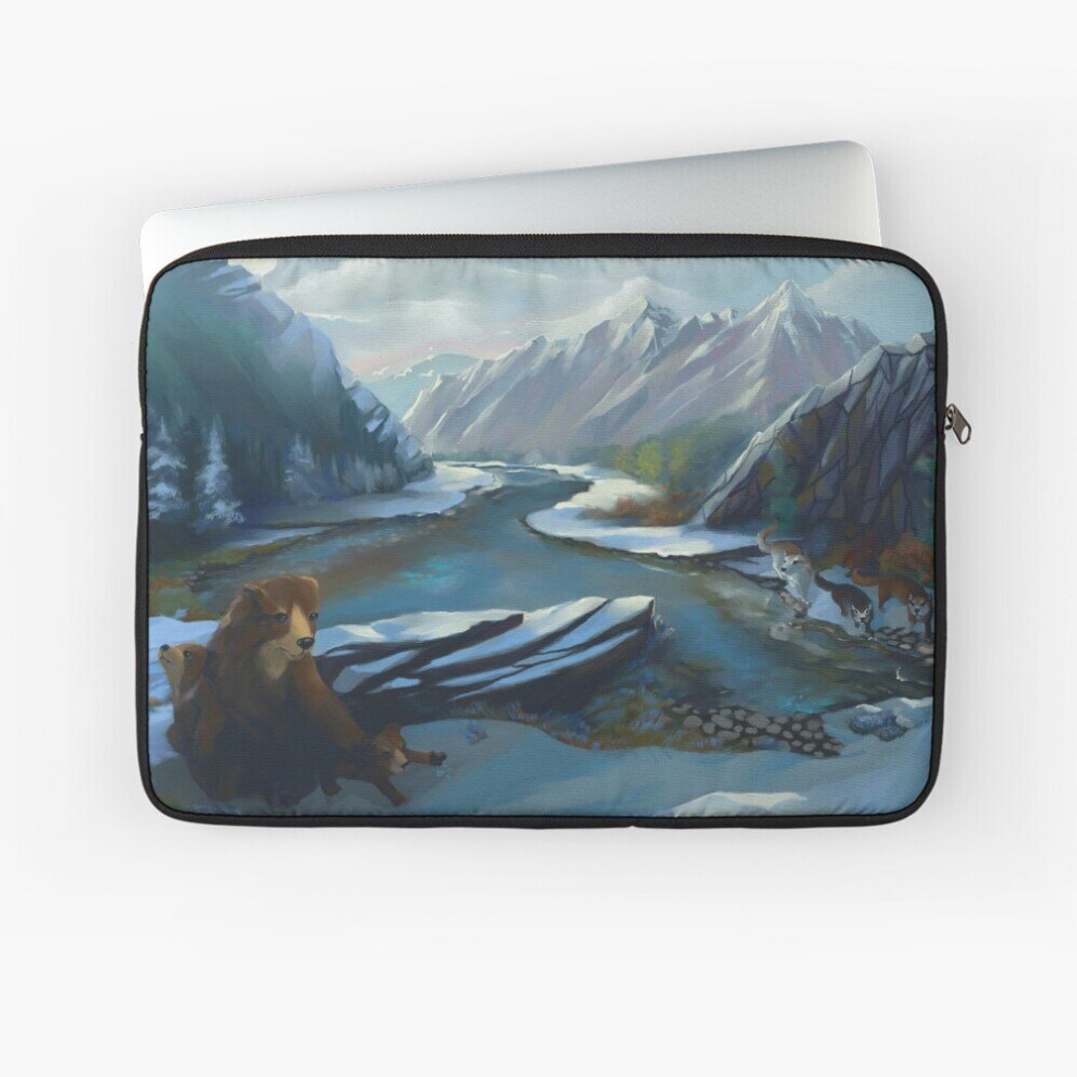 Laptop Sleeve Christmas Wolves And Bears 10 12 13 15 17 Inch Case Notebook Tablet Carrying Bag Cover 7802738513660