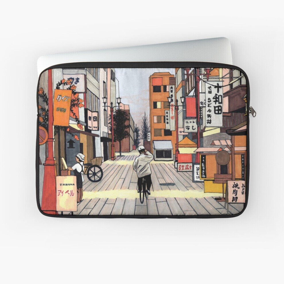 Laptop Sleeve Early Morning Ride In Japan 10 12 13 15 17 Inch Case Notebook Tablet Carrying Bag Cover 7802738414288