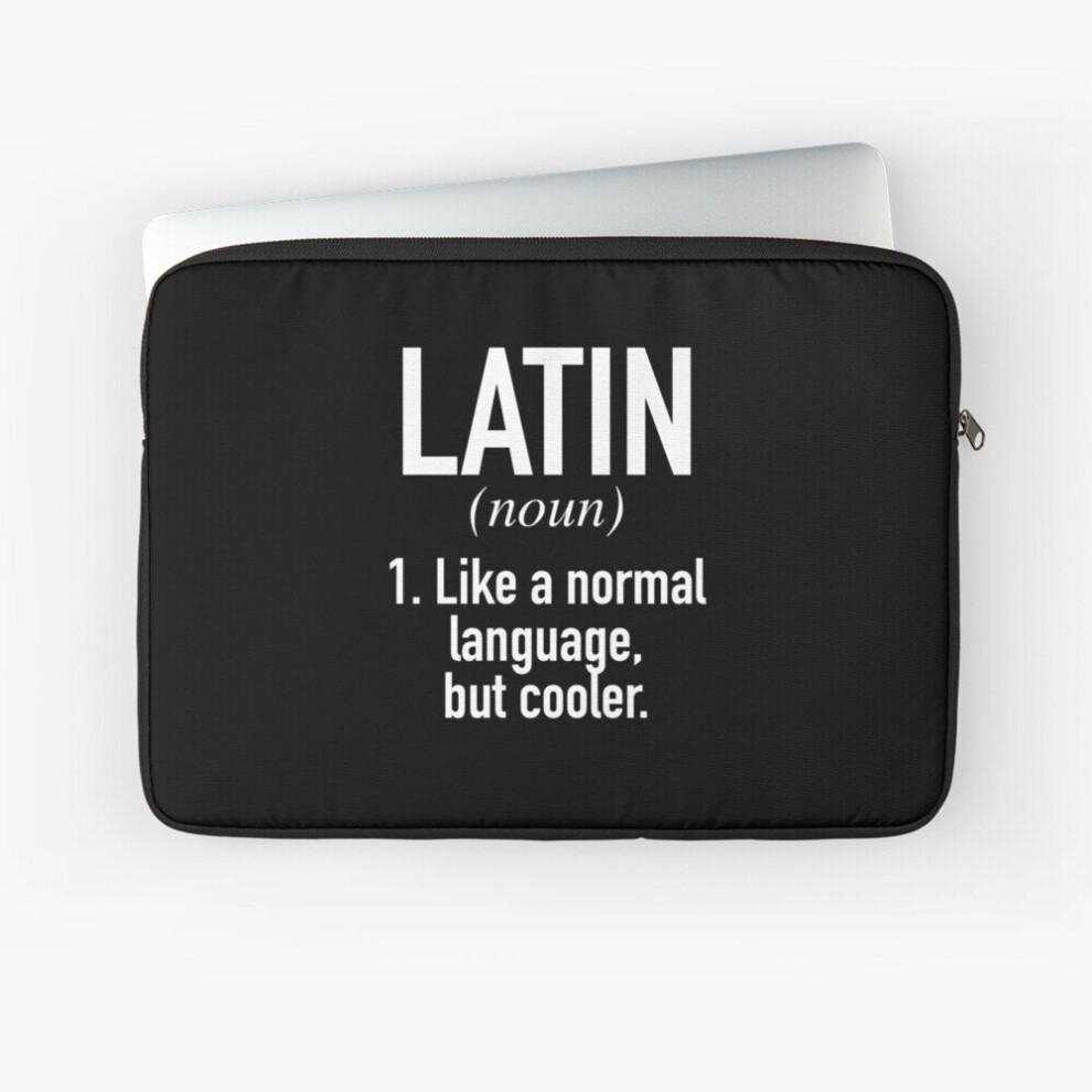 Laptop Sleeve Latin Language Defined - Latin Linguist 10 12 13 15 17 Inch Case Notebook Tablet Carrying Bag Cover 7802738455021