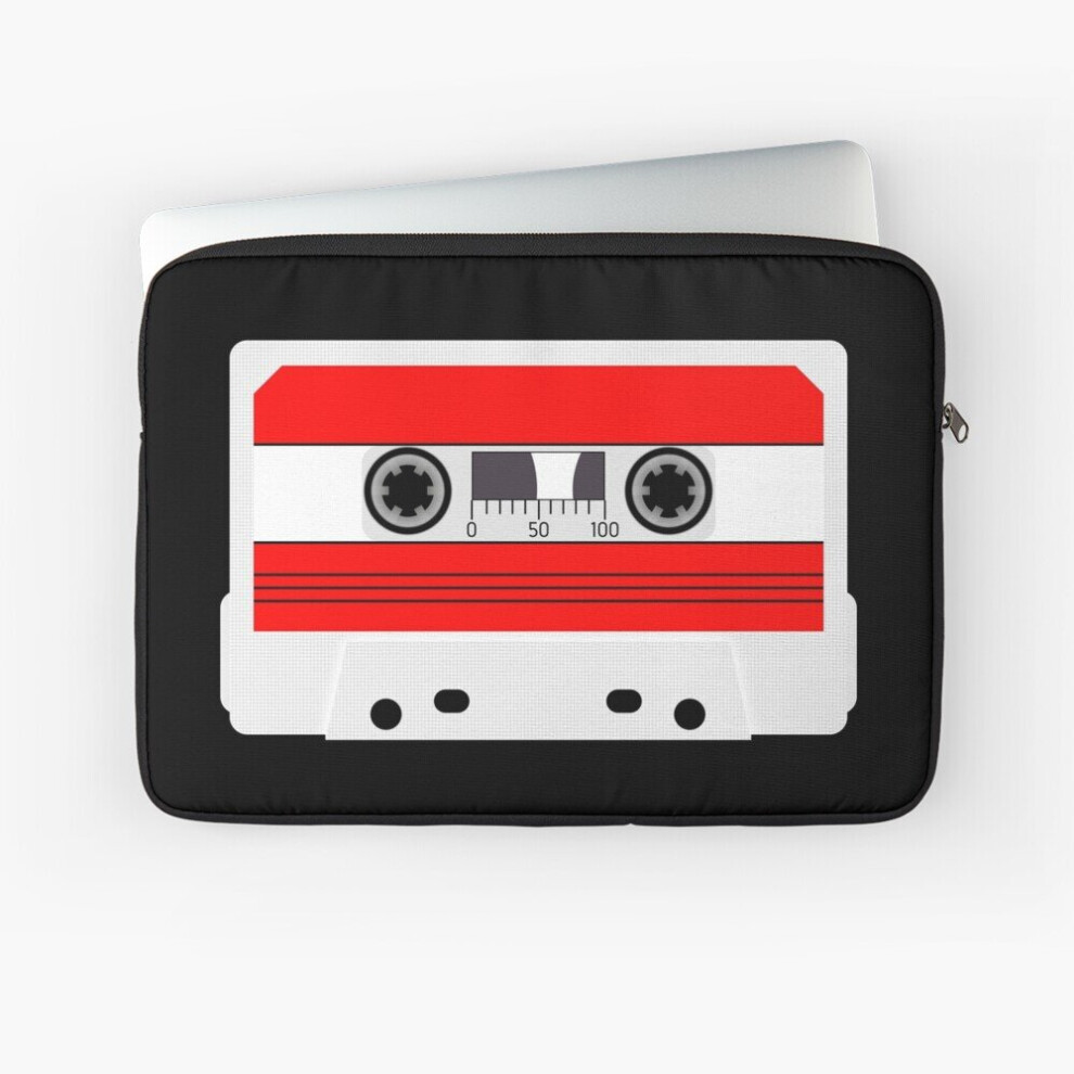 Laptop Sleeve Audio Cassette, Compact Musicassette 10 12 13 15 17 Inch Case Notebook Tablet Carrying Bag Cover 7802738514865
