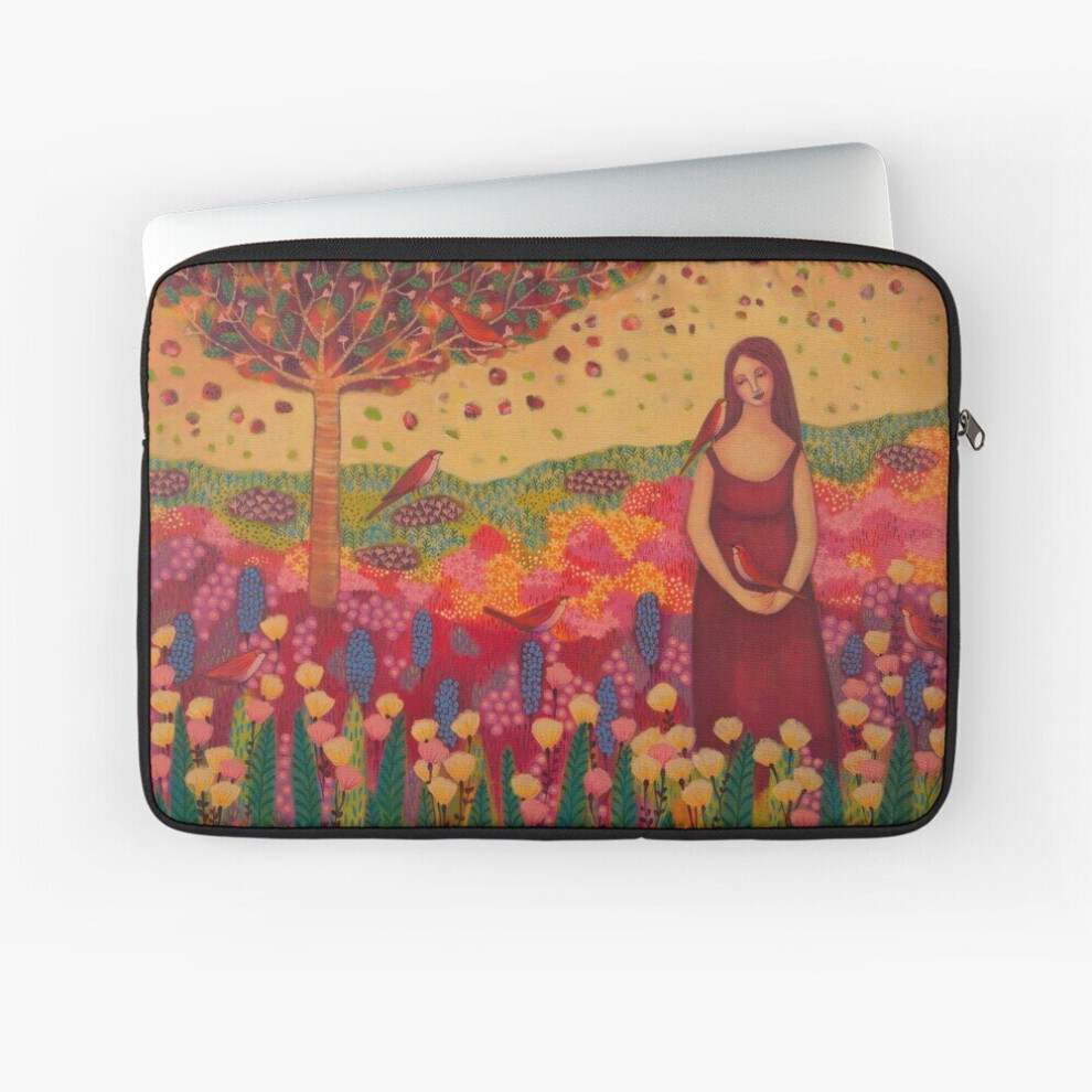 Laptop Sleeve Woman With Birds 10 12 13 15 17 Inch Case Notebook Tablet Carrying Bag Cover 7802738431759