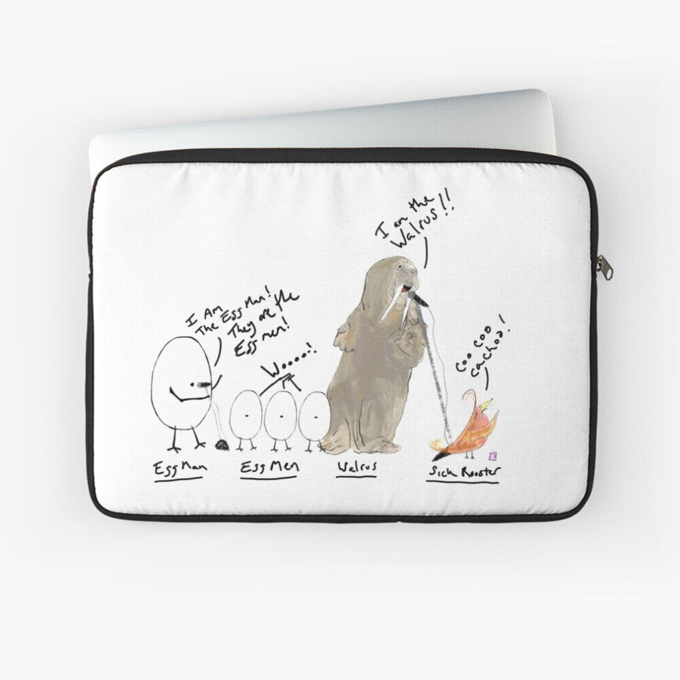 Laptop Sleeve I Am The Walrus 10 12 13 15 17 Inch Case Notebook Tablet Carrying Bag Cover 7802738470444