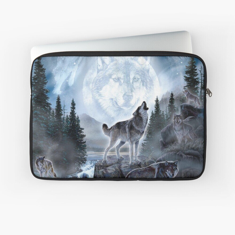 Laptop Sleeve Spirit Of The Wolf 10 12 13 15 17 Inch Case Notebook Tablet Carrying Bag Cover 7802738444292