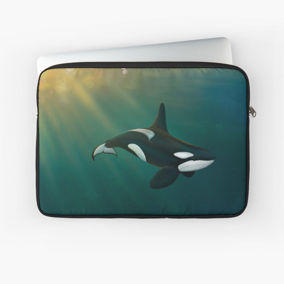 Laptop Sleeve Orca Underwater Sunset Scene 10 12 13 15 17 Inch Case Notebook Tablet Carrying Bag Cover 7802738467550