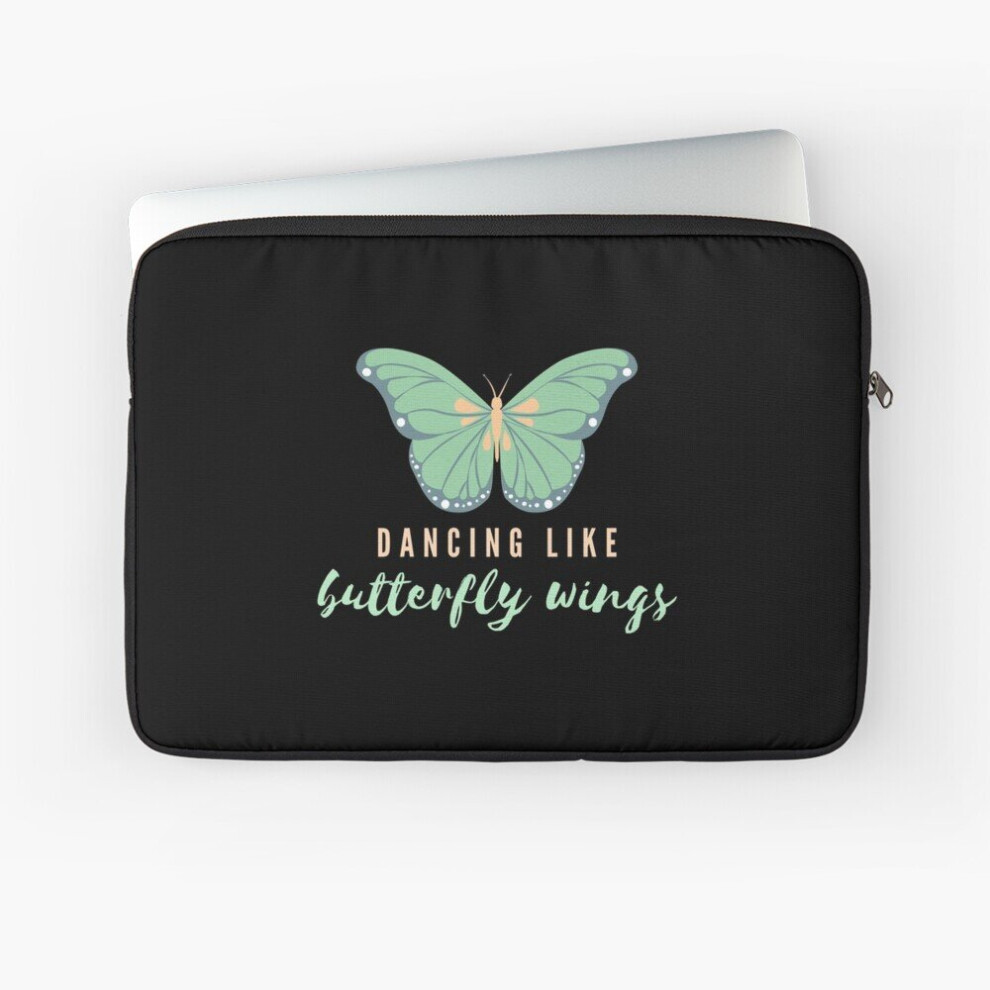 Laptop Sleeve Ateez Dancing Like Butterfly Wings Lyrics Cute Blue Green 10 12 13 15 17 Inch Case Notebook Tablet Carrying Bag Cover Blue,Green 7802738476972