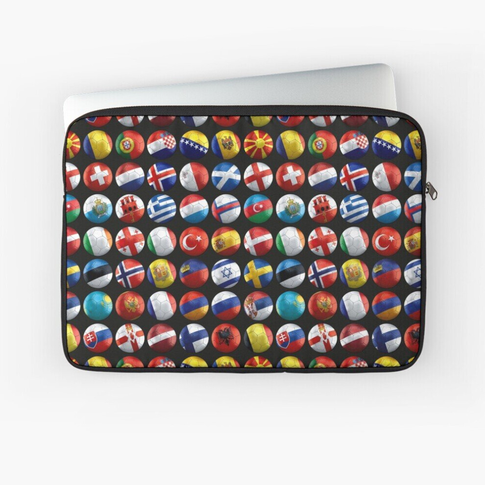 Laptop Sleeve Flags Of The Countries Of The World, International Football Gift 10 12 13 15 17 Inch Case Notebook Tablet Carrying Bag Cover 7802738492576