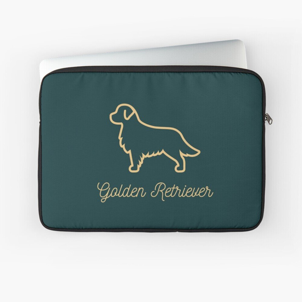 Laptop Sleeve Retriever 10 12 13 15 17 Inch Case Notebook Tablet Carrying Bag Cover Golden 7802738487084