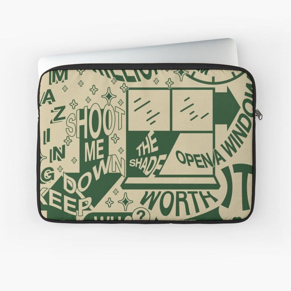 Laptop Sleeve Who Cares? (Tracklist) - Rex County 10 12 13 15 17 Inch Case Notebook Tablet Carrying Bag Cover Orange 7802738499100