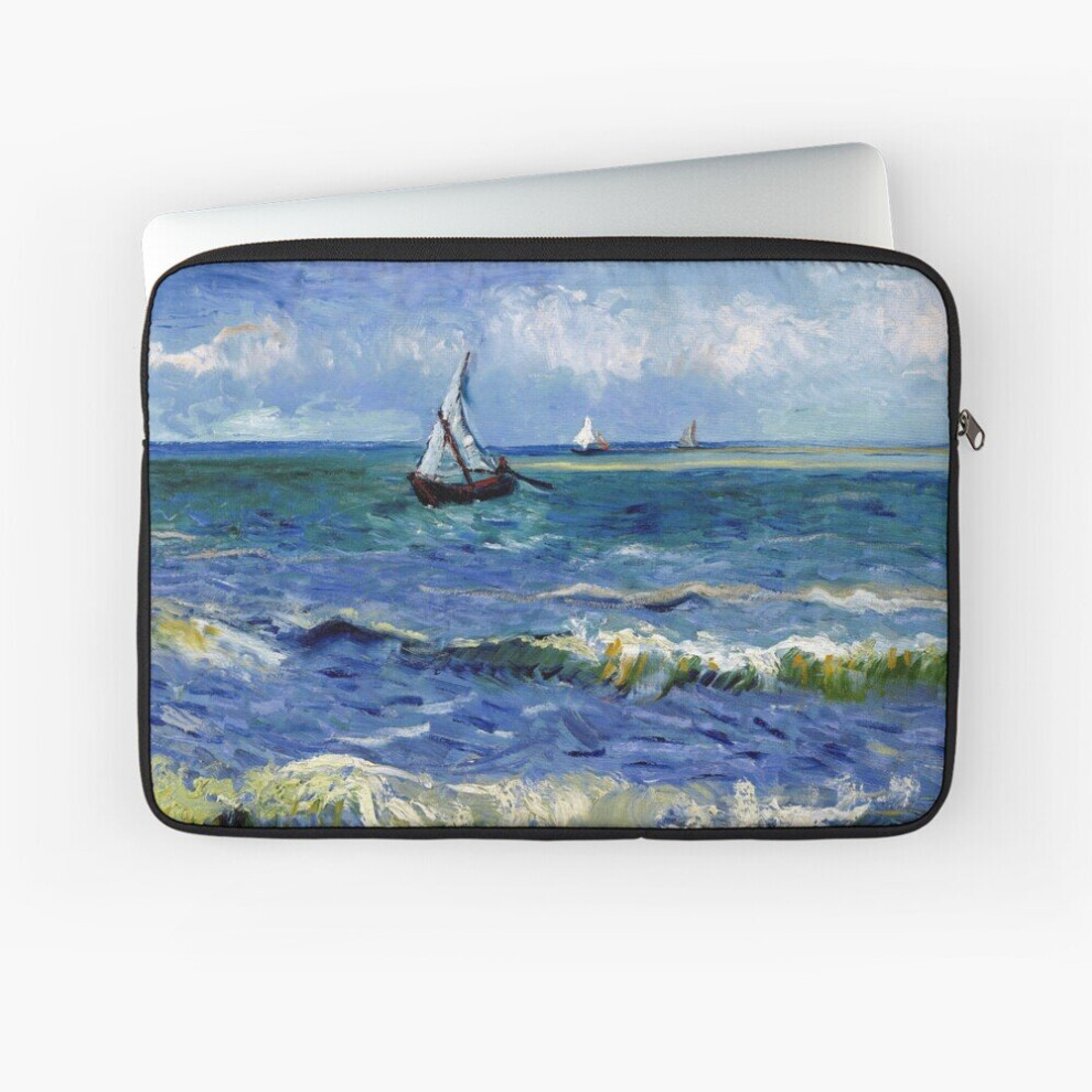 Laptop Sleeve Vincent Van Gogh Seascape Near Les Saintes-Maries-De-La-Mer 10 12 13 15 17 Inch Case Notebook Tablet Carrying Bag Cover 7802738431841