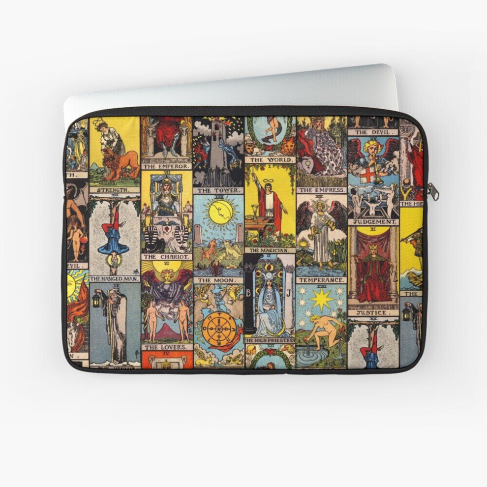 Laptop Sleeve The Major Arcana Of Tarot 10 12 13 15 17 Inch Case Notebook Tablet Carrying Bag Cover 7802738432848