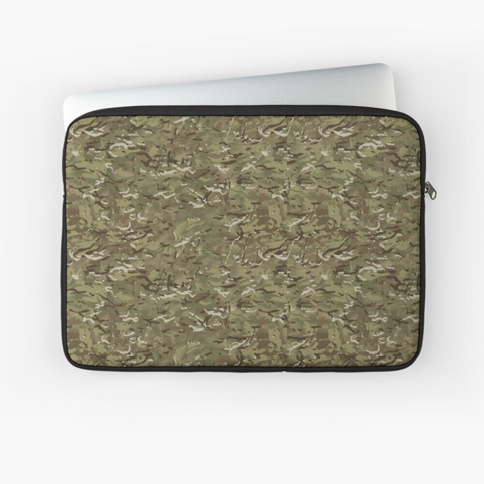 Laptop Sleeve British Mtp Camouflage 10 12 13 15 17 Inch Case Notebook Tablet Carrying Bag Cover 7802738436952