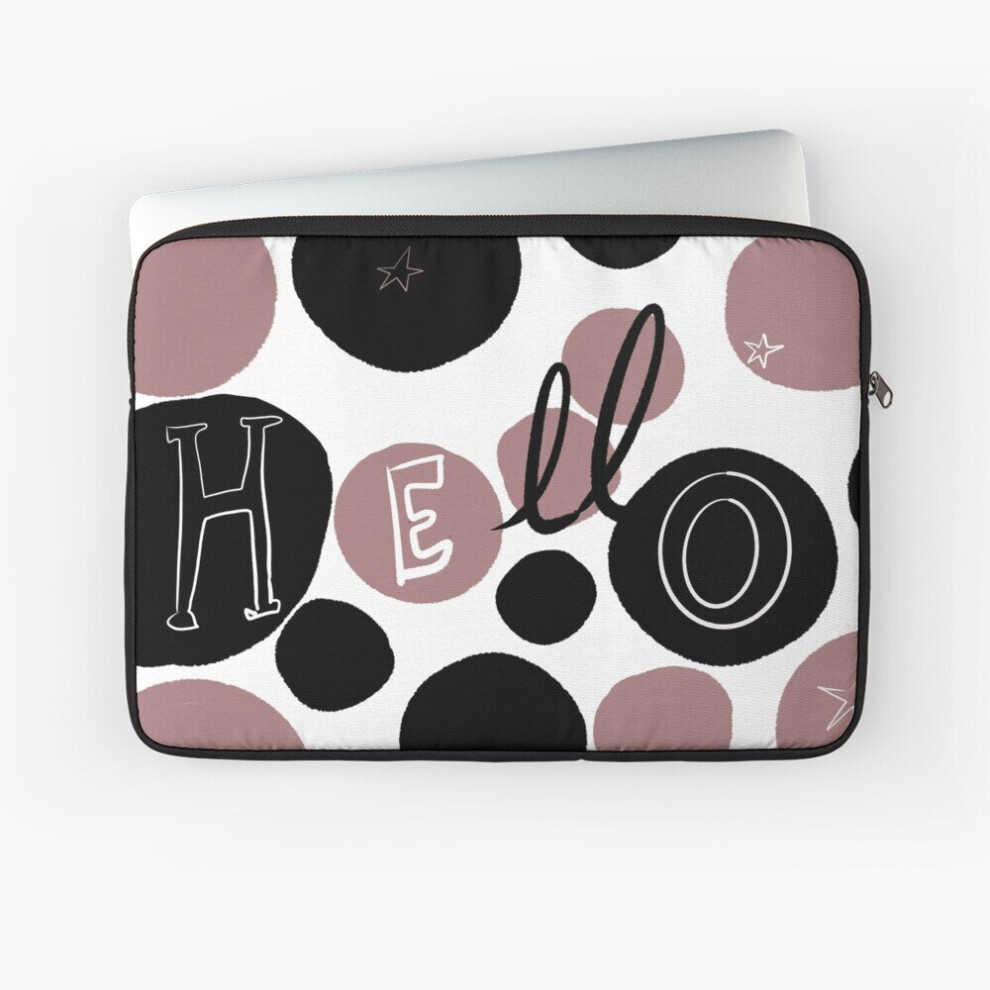 Laptop Sleeve Dot Dot Dot Hello 10 12 13 15 17 Inch Case Notebook Tablet Carrying Bag Cover 7802738460148